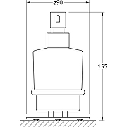 Дозатор для жидкого мыла Artwelle Universell AWE 003 Хром-1