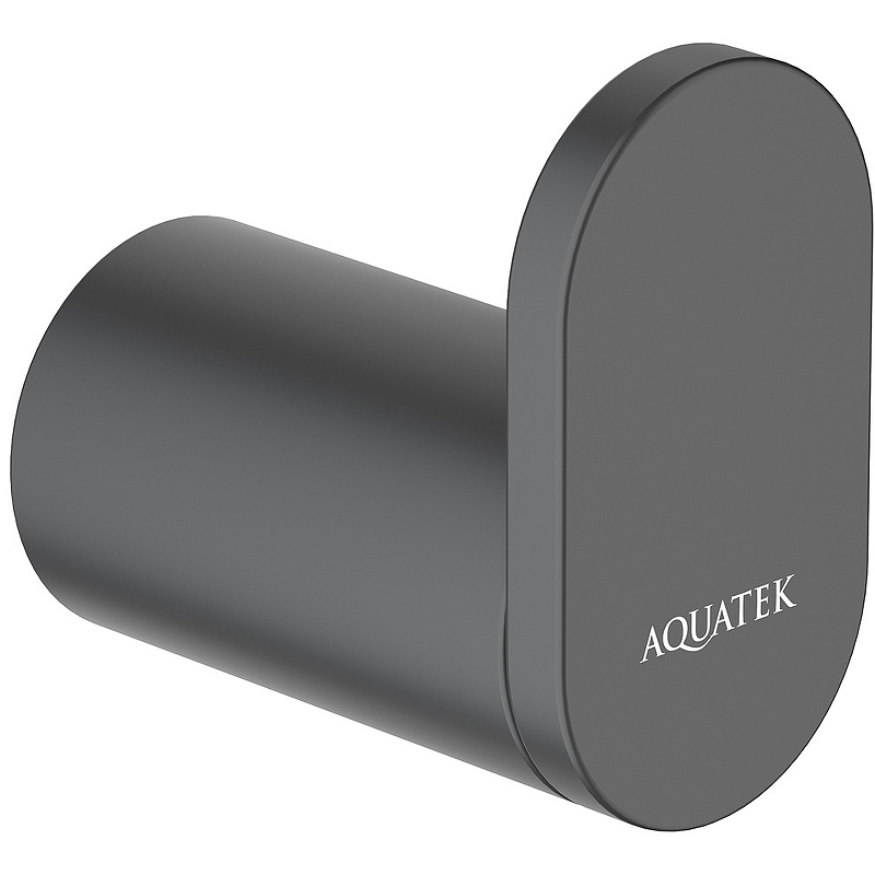 Крючок Aquatek Лира AQ4425MB Черный матовый цена и фото