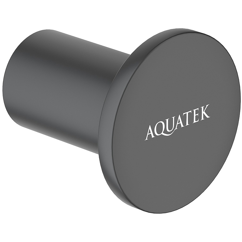 Крючок Aquatek Лира AQ4401MB Черный матовый комплект смесителей aquatek лира aq1431mb черный матовый