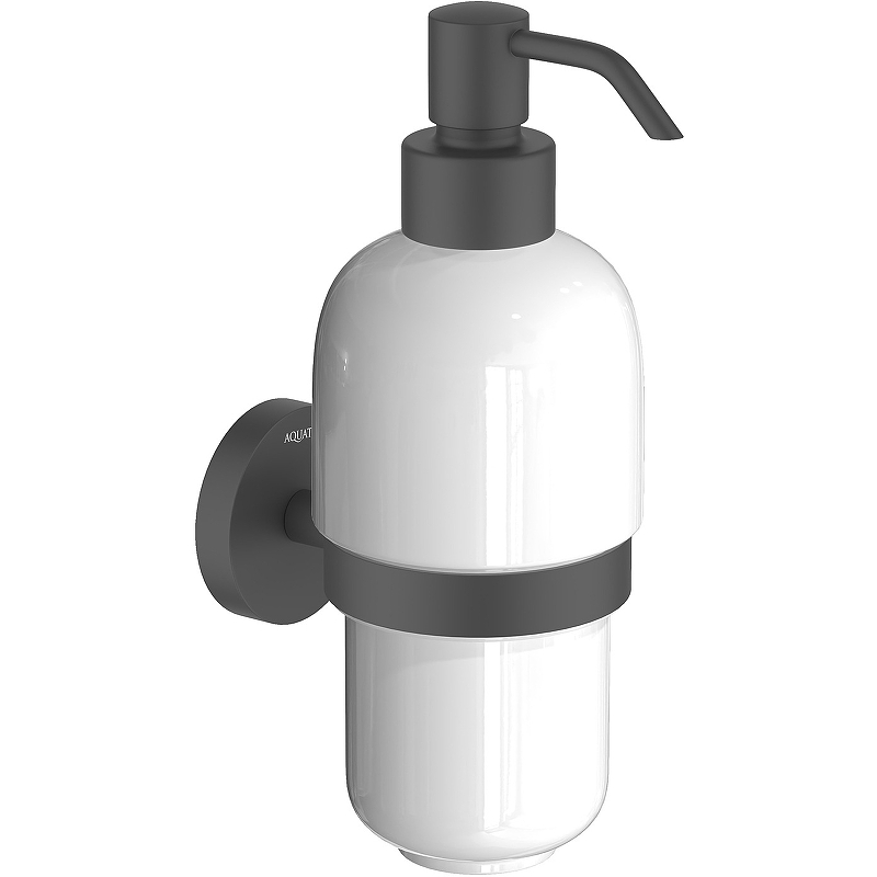 Дозатор для жидкого мыла Aquatek Бетта AQ4605MB Черный матовый