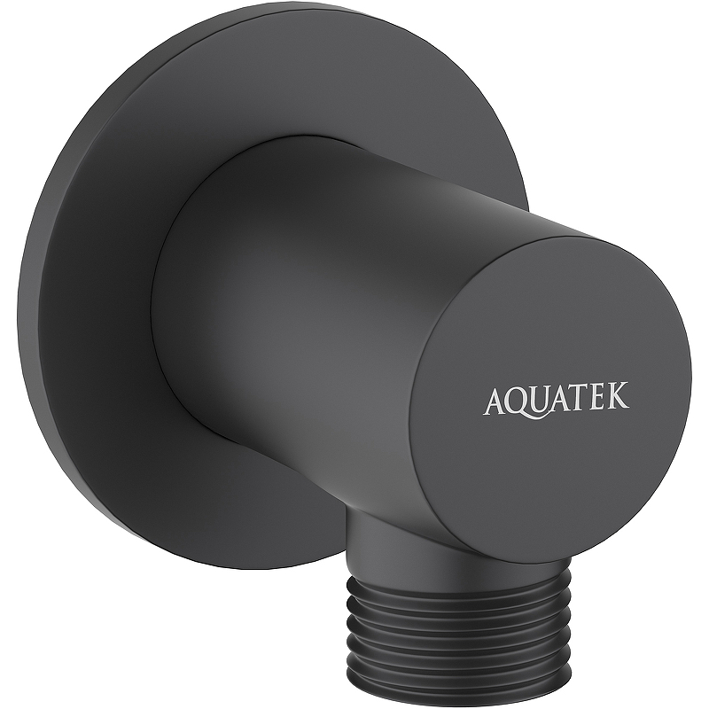 Шланговое подключение Aquatek AQ2456MB Черное матовое шланговое подключение wasserkraft elbe a083 черное матовое