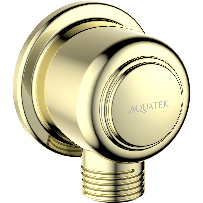 цена Шланговое подключение Aquatek Классик AQ2461PG Полированное золото