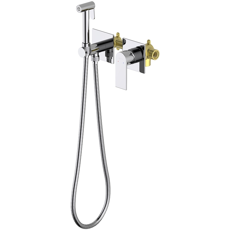 Гигиенический душ со смесителем Aquatek Лира AQ1420CR Хром