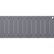 Биметаллический радиатор Royal Thermo PianoForte 300 Silver Satin RTPSS30012 Серебристый 12 секций с боковым подключением