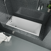 Чугунная ванна Delice Biove 170x75 DLR220509RB с черными матовыми ручками без антискользящего покрытия-7