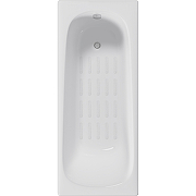 Чугунная ванна Delice Continental 180x80 DLR230627-AS без отверстий под ручки с антискользящим покрытием