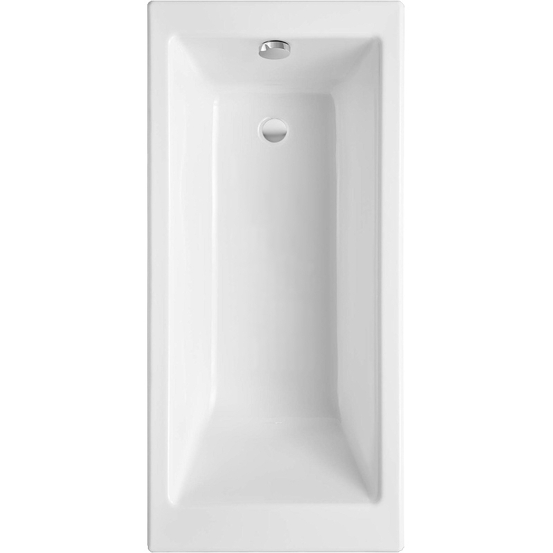 цена Чугунная ванна Delice Eclat 170x70 DLR230621 без отверстий под ручки и антискользящего покрытия