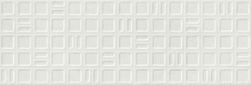 Керамическая плитка Argenta Gravel Rev Square White настенная - фото