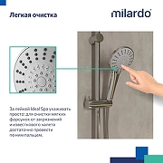 Ручной душ Milardo Ideal Spa 5F ILS5FCRM18 Хром-11