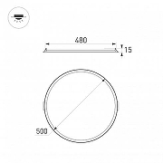 Встраиваемый светильник Arlight Edge 036420 Белый-1