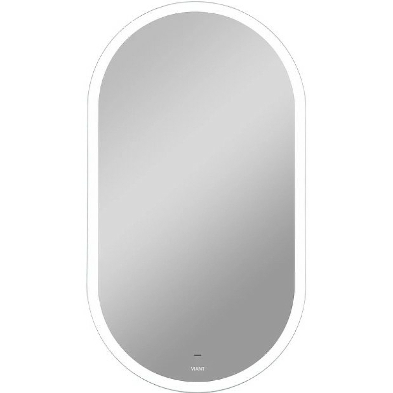 Зеркало VIANT Марсель 55 VMAR55100-ZLED с подсветкой с бесконтактным выключателем шкаф с зеркалом viant рим 55 белая без подсветки vrim55 zsh