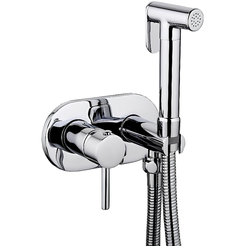 Гигиенический душ со смесителем Haiba HB5515 Хром гигиенический душ со смесителем haiba hb5512 4 бронза