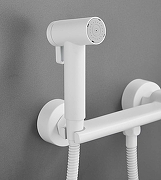 Гигиенический душ со смесителем Haiba HB5516-8 Белый матовый-1