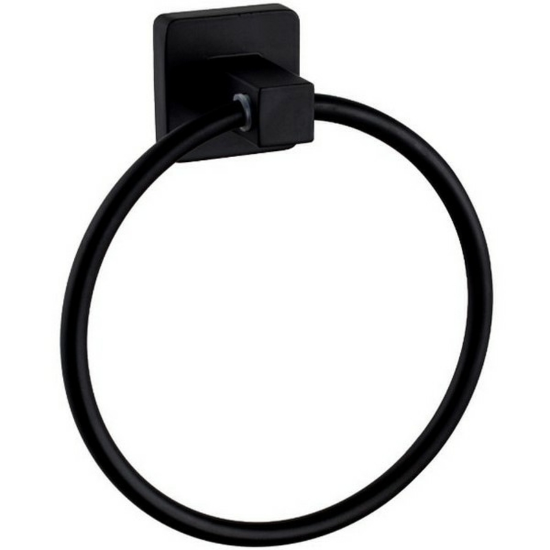 Кольцо для полотенец Haiba HB8904 Черное матовое