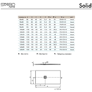 Душевой поддон из искусственного камня Starohome Solid 90х80 1237431 White Matt-12