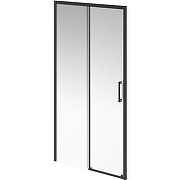 Душевая дверь Kerama Marazzi Vetro 100 VE.100.SD.BLK.M профиль Черный матовый стекло прозрачное
