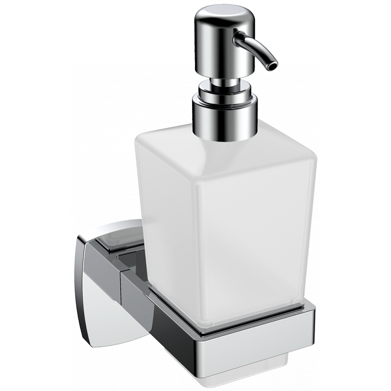 Дозатор для жидкого мыла CeramaLux Cube 12612 Хром дозатор для жидкого мыла grohe essentials cube 40756001 хром