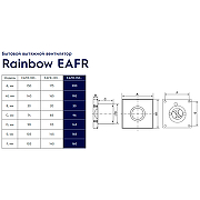 Вытяжной вентилятор Electrolux Rainbow EAFR-150TH НС-1161718 с таймером и гигростатом Бежевый-5