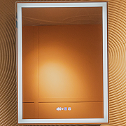 Зеркальный шкаф Silver Mirrors Киото-3 60 LED-00002824 с подсветкой Черный