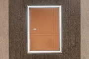 Зеркальный шкаф Silver Mirrors Киото-2 Flip 50 LED-00002681 с подсветкой Белый-1