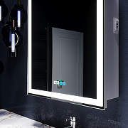 Зеркальный шкаф Silver Mirrors Киото 60 LED-00002358 с подсветкой Белый-5