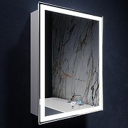 Зеркальный шкаф Silver Mirrors Киото 60 LED-00002358 с подсветкой Белый-8