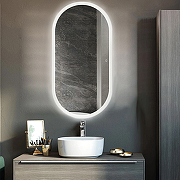 Зеркало Silver Mirrors Виола 50 LED-00002355 с подсветкой Черное с сенсорным выключателем и диммером-2