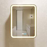 Зеркальный шкаф Silver Mirrors Фиджи 60-3 L LED-00002859 с подсветкой Белый-1