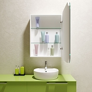 Зеркальный шкаф Silver Mirrors Фиджи 60-3 R LED-00002858 с подсветкой Белый-3