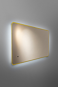 Зеркало Silver Mirrors Incanto 60 LED-00002558 с подсветкой Золото с бесконтактным выключателем и диммером-2