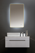 Зеркало Silver Mirrors Incanto 60 LED-00002558 с подсветкой Золото с бесконтактным выключателем и диммером-5