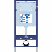 Инсталляция WellWant Standart 50 WWISI1110B для унитаза с клавишей смыва Хром глянцевый-1