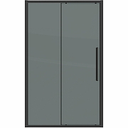 Душевая дверь Grossman Cosmo 100 100.K33.02.100.21.10 профиль Черный матовый стекло тонированное