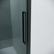 Душевая дверь Grossman Cosmo 120 100.K33.02.120.21.10 профиль Черный матовый стекло тонированное-6