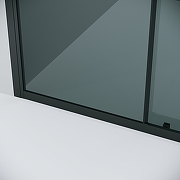 Душевая дверь Grossman Cosmo 120 100.K33.02.120.21.10 профиль Черный матовый стекло тонированное-8