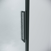 Душевая дверь Grossman Cosmo 100 100.K33.02.100.21.02 профиль Черный матовый стекло шиншилла-6