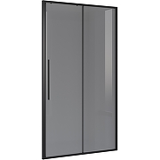 Душевая дверь Niagara Nova 130 NG-85-13TB профиль Черный матовый стекло тонированное-1