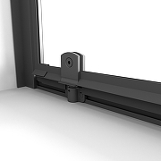 Душевая дверь Niagara Nova 90 NG-85-9AB профиль Черный матовый стекло прозрачное-7