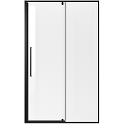 Душевая дверь Niagara Nova 110 NG-85-11AB профиль Черный матовый стекло прозрачное
