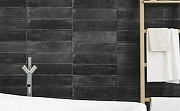 Керамическая плитка Mykonos Mallorca Black настенная  7,5х30 см-1