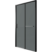 Душевая дверь Grossman Style 100 100.K33.05.100.21.10 профиль Черный матовый стекло тонированное-1