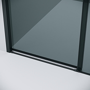 Душевая дверь Grossman Style 100 100.K33.05.100.21.10 профиль Черный матовый стекло тонированное-7