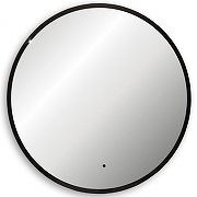 Зеркало Abber Mond 77 AG6204SCB-0.77 с подсветкой Черное с бесконтактным выключателем и диммером