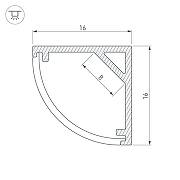 Профиль алюминиевый Arlight 036041 накладной для контурной подсветки Серебристый-2