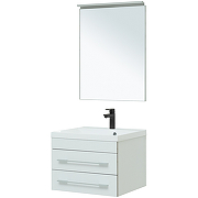 Комплект мебели для ванной Aquanet Верона 58 287635 подвесной Белый матовый-2