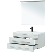 Комплект мебели для ванной Aquanet Верона New 90 281106 подвесной Белый матовый-3