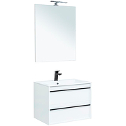Комплект мебели для ванной Aquanet Lino 70 271953 подвесной Белый матовый
