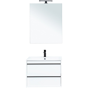 Комплект мебели для ванной Aquanet Lino 70 271953 подвесной Белый матовый-1