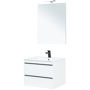 Комплект мебели для ванной Aquanet Lino 70 271953 подвесной Белый матовый-2