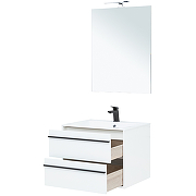 Комплект мебели для ванной Aquanet Lino 70 271953 подвесной Белый матовый-3